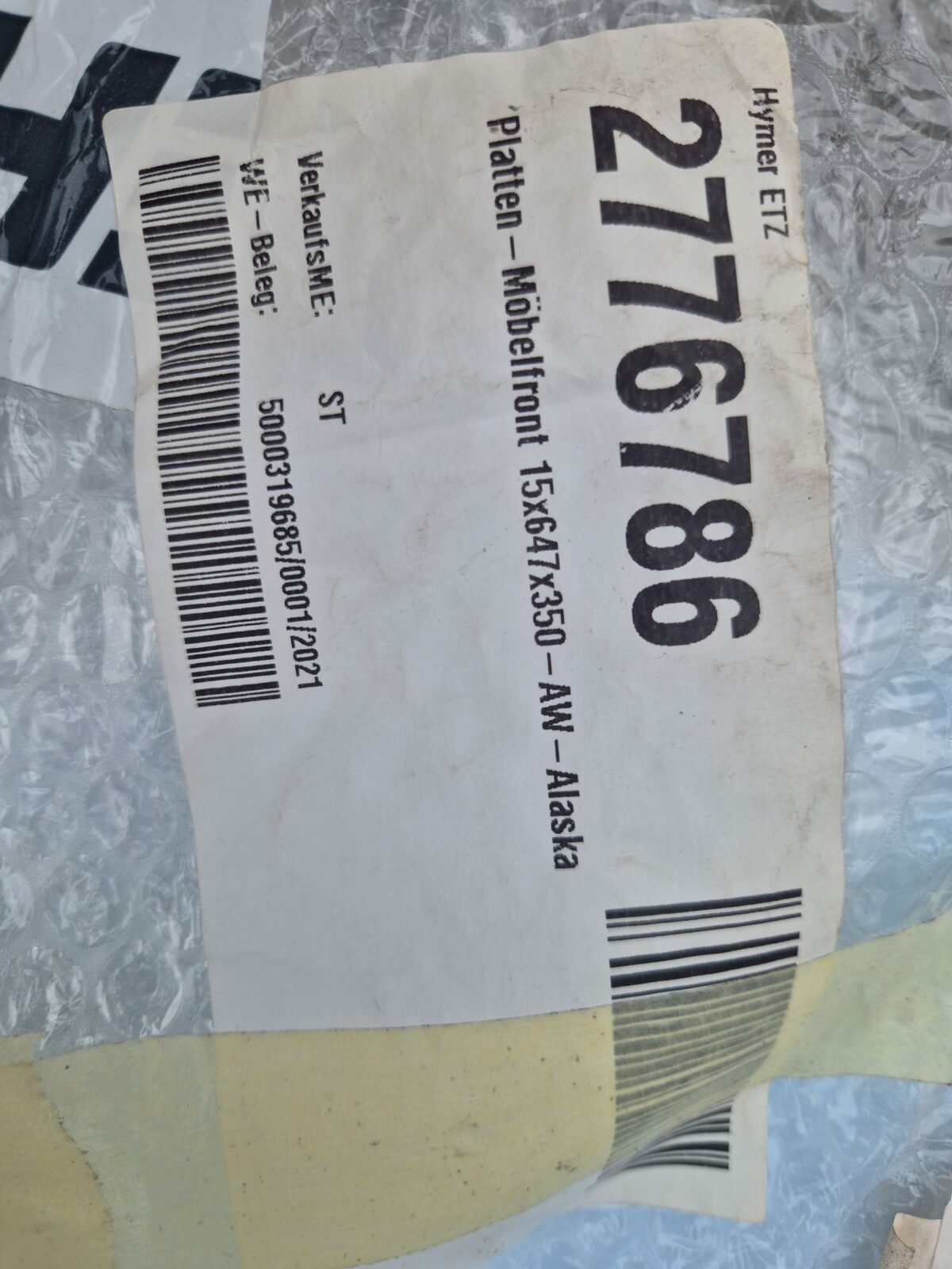Front meblowy drzwiczki HYMER Dethleffs Bürstner LMC Alaska White 64,7x35 cm – SKU 2776786 (13) - obrazek 4