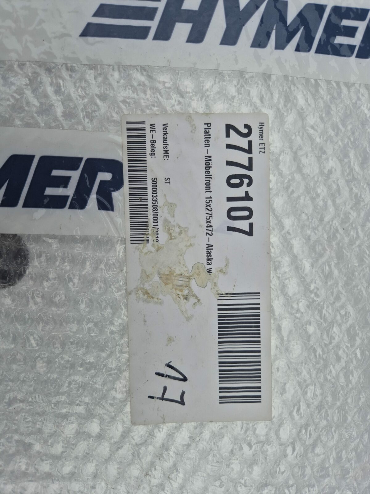 Oryginalny front meblowy drzwiczki Hymer LMC Bürstner Dethleffs 275x472 mm Alaska OEM 2776107 (17) - obrazek 3